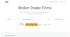 Desktop Screenshot of brokerdealerfirms.com